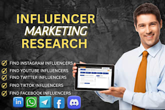 do influencer research and outreach with micro influencer for your brand