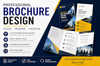 design real estate brochure property brochure company profile list presentation