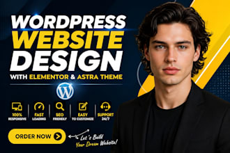 diseño de sitio web en wordpress con elementor y astra theme