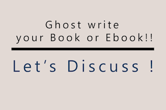 ghostwrite your book or ebook with extraordinary plot