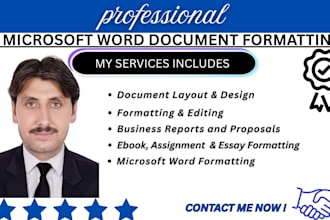 do business reports, professional document formatting
