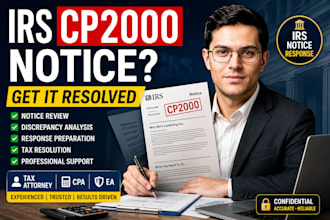 resolve your irs cp2000 notice as a tax attorney CPA and ea