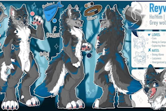 furry ref sheet fursona reference sheet furry oc anthro ref sheet nsfw ref sheet