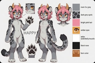 furry ref sheet fursona reference sheet furry oc anthro ref sheet nsfw ref sheet
