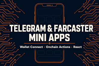 build telegram and farcaster mini apps