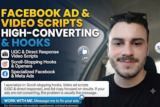 write high converting video ad scripts and hooks