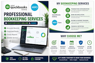 do professional bookkeeping in quickbooks and xero