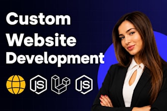 do website development and website design as full stack developer