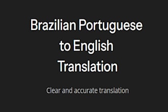 translate brazilian portuguese to english