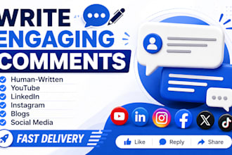 write natural social media responses and community copy
