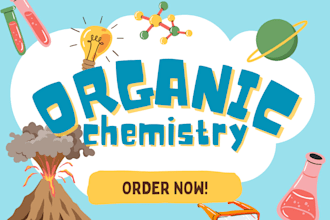 be an organic chemistry tutor for high school students