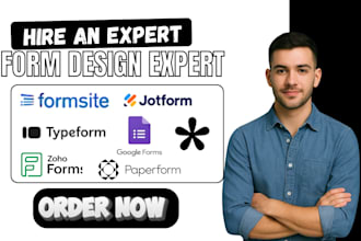 design jotform typeform and google forms with conditional logic