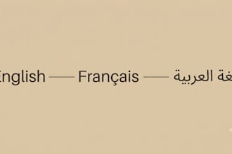 imanually translate english french and arabic accurately