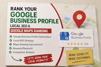 rank google my business profile local business SEO, gmb maps ranking