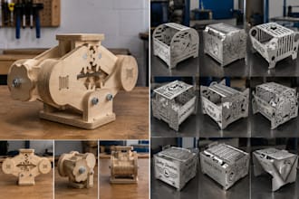 create cnc design, cnc programming, dxf, 3d model, laser cutting, toolpath files