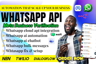 build whatsapp ai agent and chatbot using whatsapp business api and n8n
