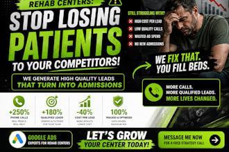 manage google ads for rehab and addiction treatment centers
