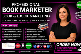 do book promotion, book marketing, amazon KDP marketing and SEO