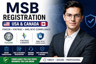 be your msb registration consultant for USA and canada compliance