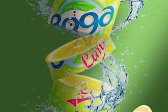 do creative product photo manipulation and retouching