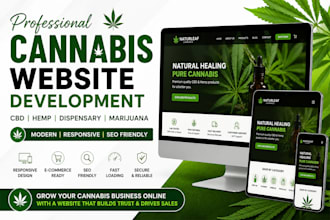 build a cannabis website cbd store for your weed business