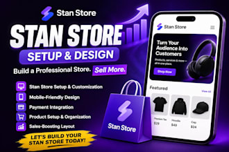 setup stan store digital products, stan store marketing and store promotion