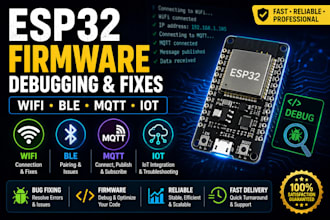 debug and fix esp32 arduino firmware, wifi, ble, mqtt and iot issues