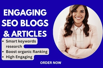 write engaging SEO smart blogs and article writing