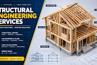 design wood framing plans beam sizing and structural calculations