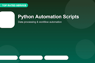python automation scripts and bots to automate your business tasks