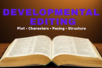provide developmental editing and detailed manuscript critique
