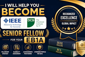 help you become ieee bcs senior fellow for your eb1a
