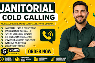 janitorial cold caling,cold calling,cold caller,lead generation,telemarketing