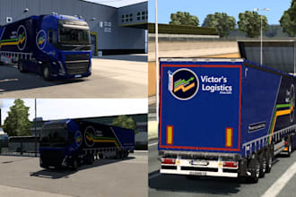build realistic custom trucks for ets2 and american truck simulator truck mods