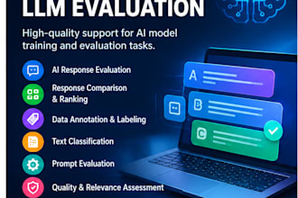 provide professional ai training, data annotation and llm evaluation