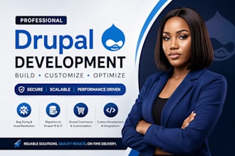 develop, fix, migrate and customize your drupal website