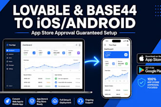 convert lovable base44 app to ios android and get capacitor app store approved
