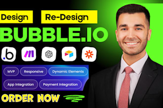 build bubble io website bubble saas web app bubble mvp as bubble io developer