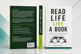 do book cover, amazon book cover, kdp book cover and ebook cover design