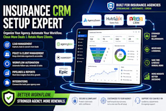 insurance crm agencyzoom hubspot sales hub zoho agencybloc hawksoft applied epic