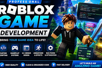 develop your roblox game as a professional roblox developer