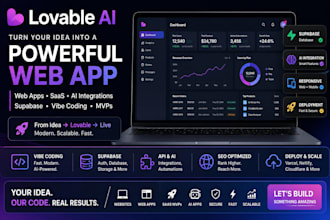 lovable ai web apps, saas mvps and supabase apps