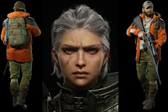 3d game character 3d character modeling 3d ai game character design 3d rigging