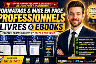 formater et publier votre livre ou ebook pour amazon KDP