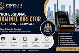 provide reliable nominee director and corporate services for your company
