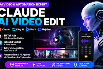claude ai kling ai videos tiktok ads heygen inbound calling telnyx veo3 ai video