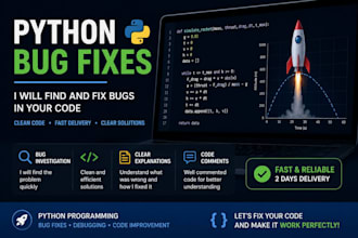 write simple python scripts, fix bugs, and automate tasks