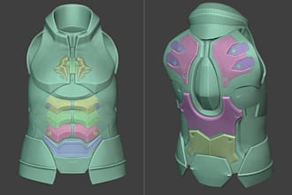 design custom 3d cosplay prop file and wearable armor and weapon for 3d printing