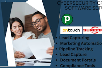 setup cybersecurity CRM connectwise psa pipedrive salesforce hubspot zoho