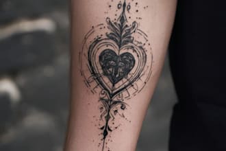 design a modern and minimalist tattoo design